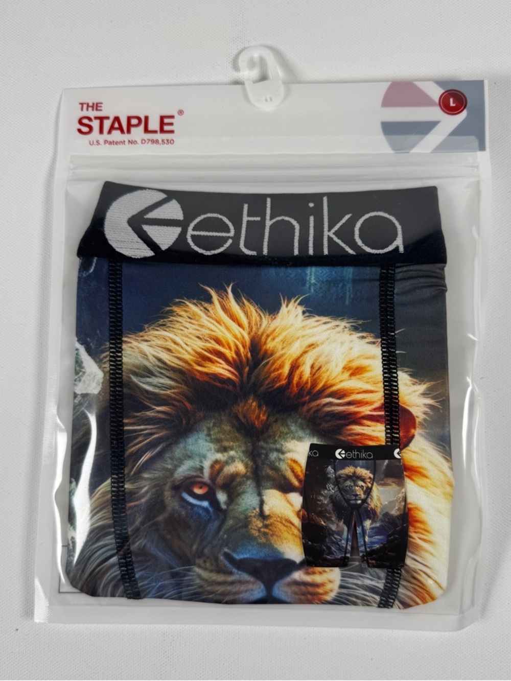 ETHIKA THE STAPLE Lion Print Size Large Brand New